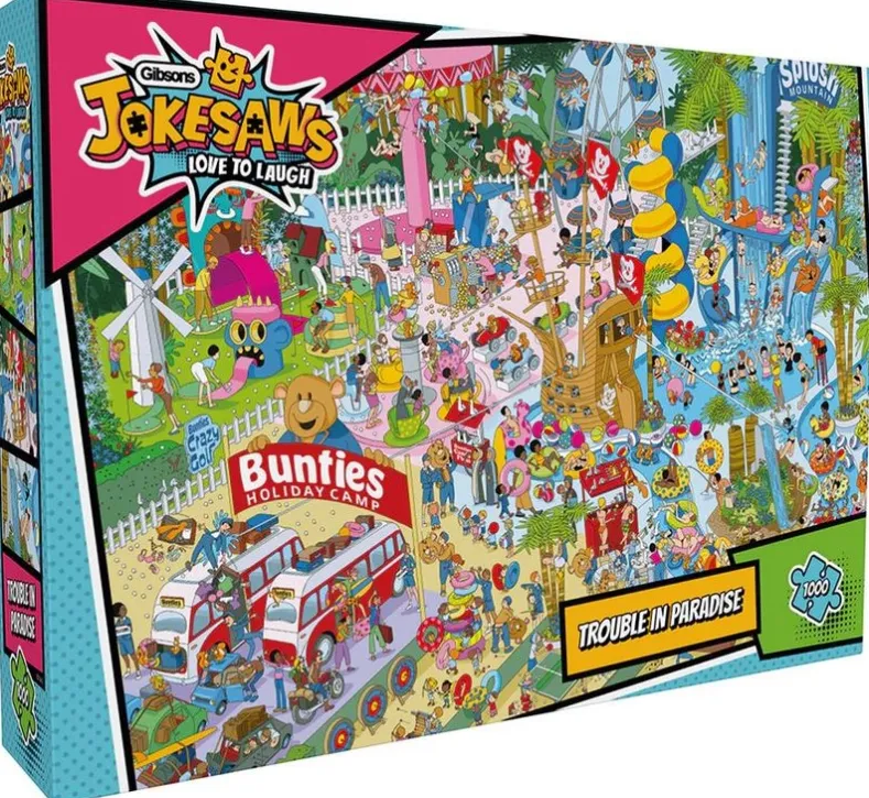 Jokesaws - Trouble in Paradise Puzzel (1000 stukjes)