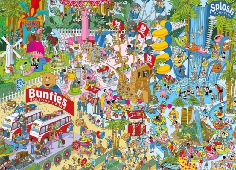 Jokesaws - Trouble in Paradise Puzzel (1000 stukjes)
