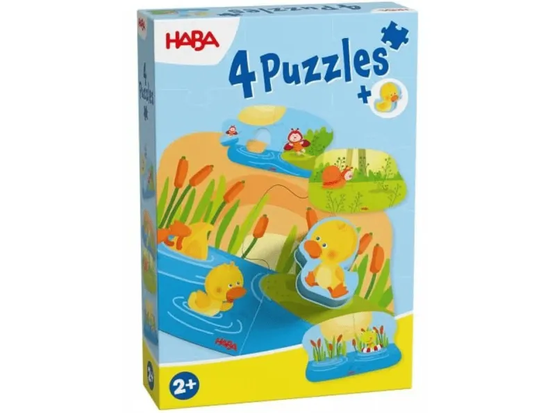 Jonge Dieren Puzzel (3 en 4 stukjes)