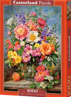 June Flowers in Radiance Puzzel (1000 stukjes)