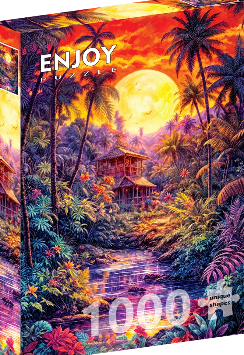 Jungle Twilight Puzzel (1000 stukjes)