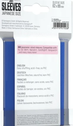 Just Sleeves - Japanese Size Blue