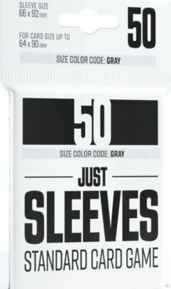 Just Sleeves - Standard Card Game Zwart (50 stuks)