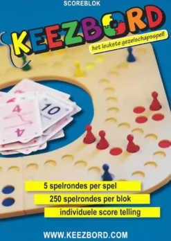 Keezbord - Scoreblok