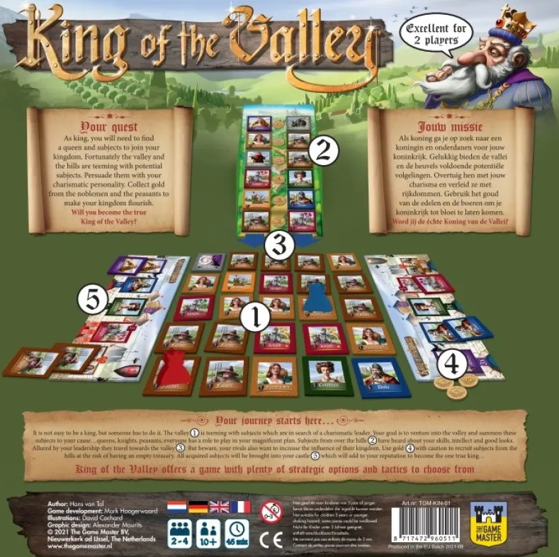 King of the Valley - Bordspel
