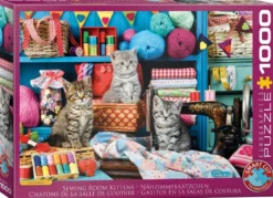 Kittens in the Sewing Room Puzzel (1000 stukjes)