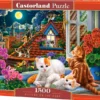 Kittens on the Roof Puzzel (1500 stukjes)