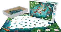 Kleurrijke Koikarpers Puzzel (1000 stukjes)