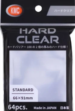 KMC - Standard Sleeves - Hard Clear 64 stuks (66x91mm)