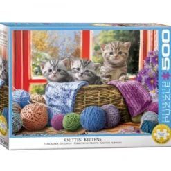 Knittin' Kittens Puzzel (500 XL stukjes)