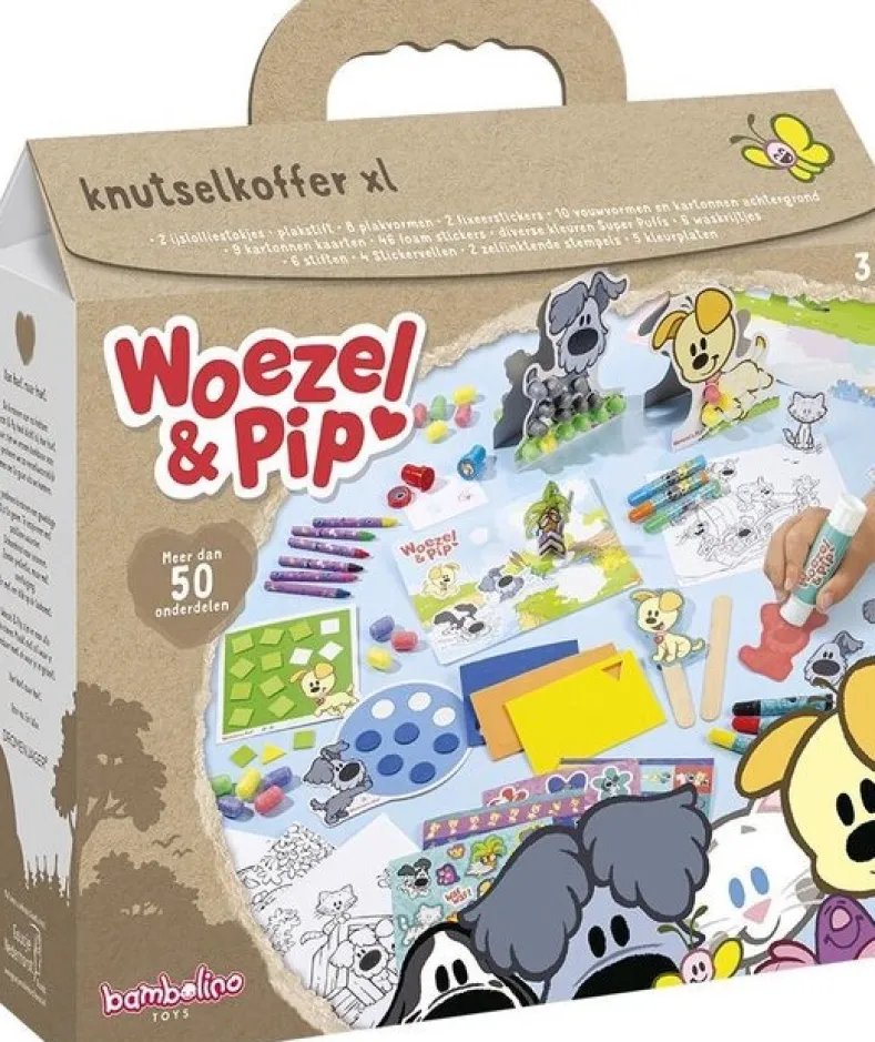 Knutselkoffer Woezel en Pip