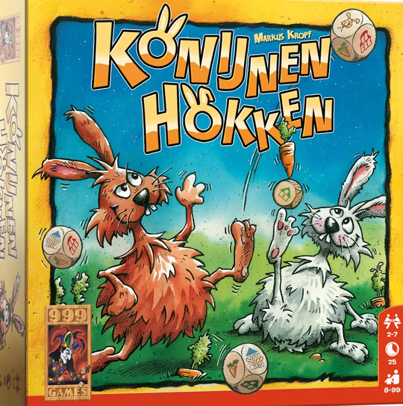 Konijnen Hokken - Dobbelspel