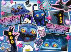 KPop Demon Hunters - Derpy Tiger and Sussie Bird Puzzel (300 XXL stukjes)