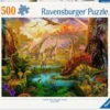 Land van de Dinosauriërs Puzzel (500 stukjes)