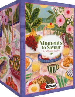 Lee Foster-Wilson - Moments to Savour Giftbox Puzzel (3x500 stukjes)