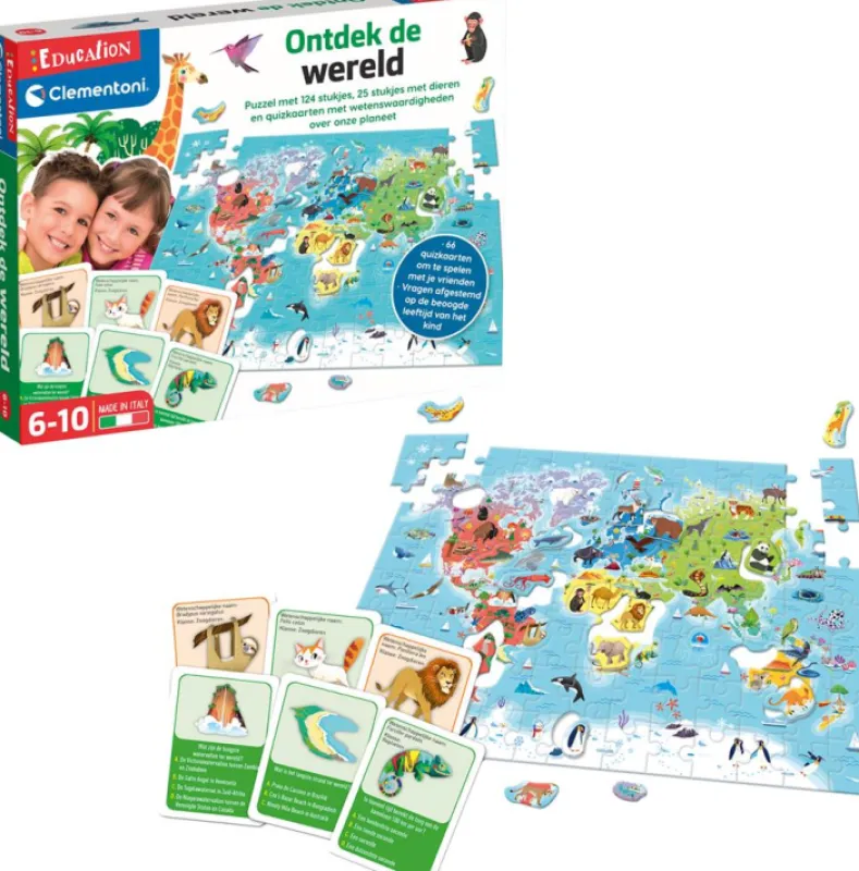 Leerspel - Ontdek De Wereld Dierenspel