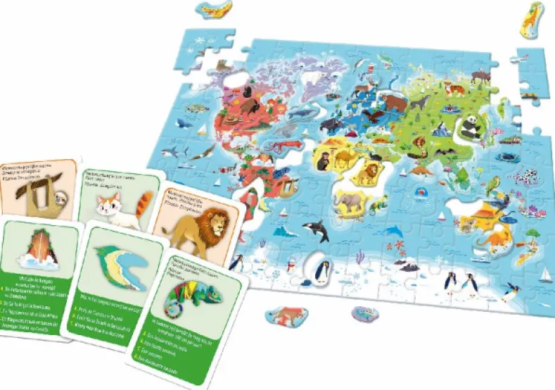 Leerspel - Ontdek De Wereld Dierenspel