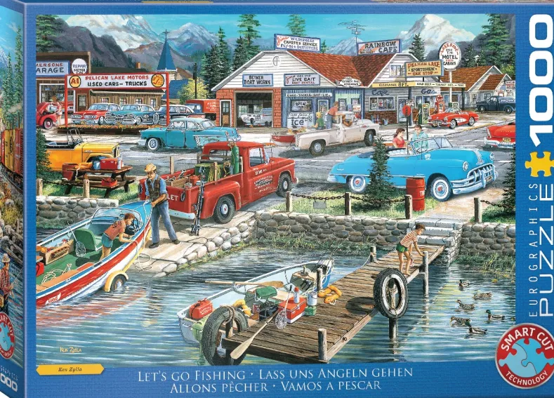 Let`s go Fishing - Ken Zylla Puzzel (1000 stukjes)