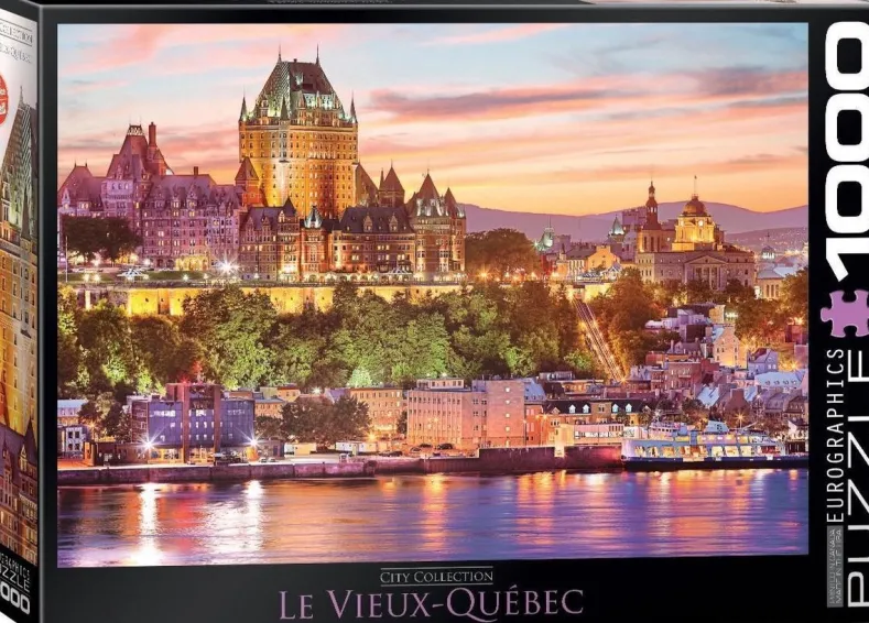 Le Vieux Quebec Puzzel (1000 stukjes)
