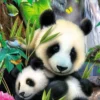 Lieve Panda Puzzel (300 XXL stukjes)