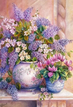Lilac Flowers Puzzel (1500 stukjes)