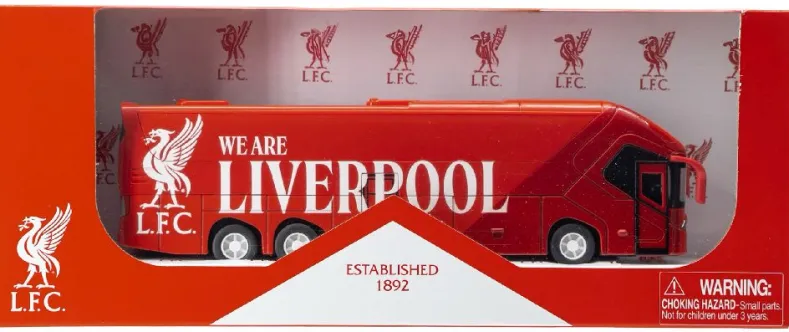 Liverpool FC Spelersbus (1:50) (doos beschadigd)