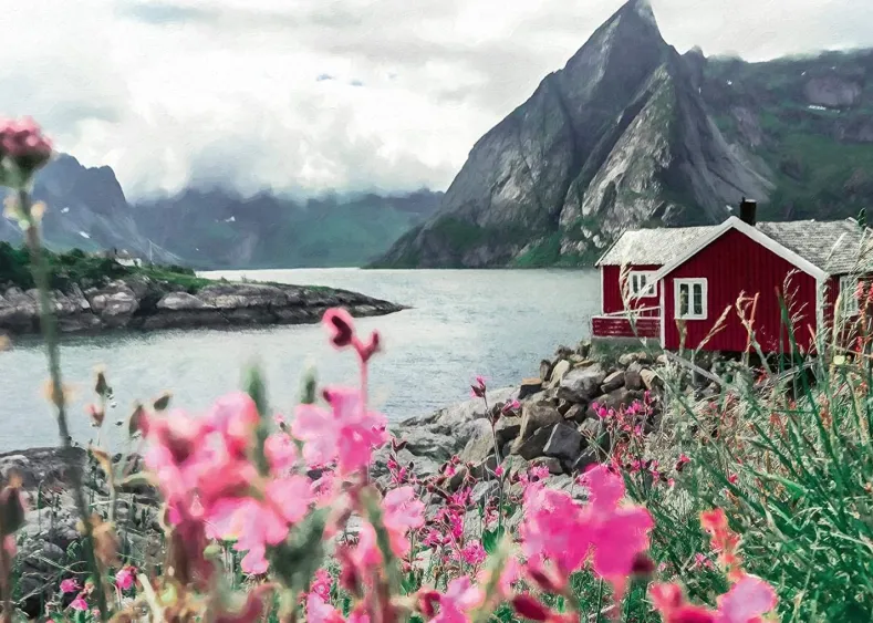 Lofoten Noorwegen Puzzel (1000 stukjes)
