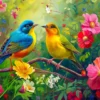 Lovebirds Duet Puzzel (1000 stukjes)