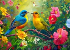 Lovebirds Duet Puzzel (1000 stukjes)