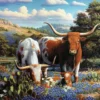 Loving Longhorns Puzzel (500 stukjes)