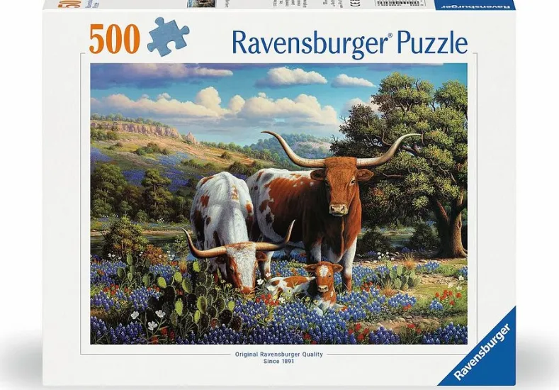 Loving Longhorns Puzzel (500 stukjes)