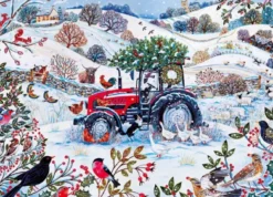 Lucy Grossmith - Festive Farm Puzzel (1000 stukjes)
