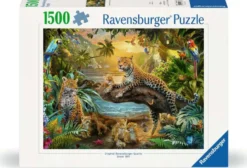 Luipaarden in de Jungle Puzzel (1500 stukjes)