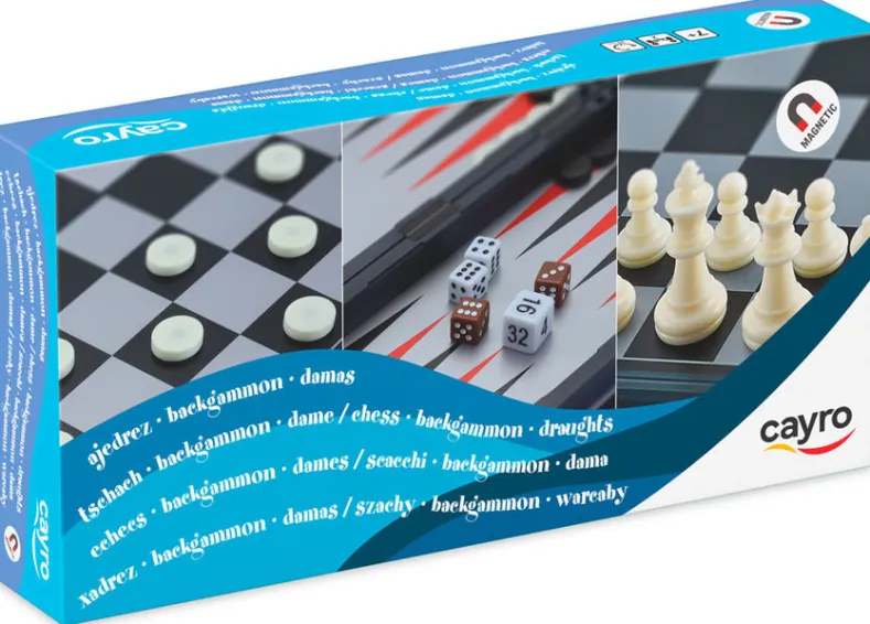 Magnetisch Schaak, Dammen en Backgammon