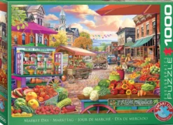 Main Street Market Day Puzzel (1000 stukjes)
