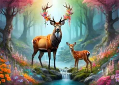 Majestic Deer Puzzel (500 stukjes)