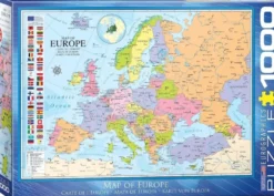 Map of Europe Puzzel (1000 stukjes)