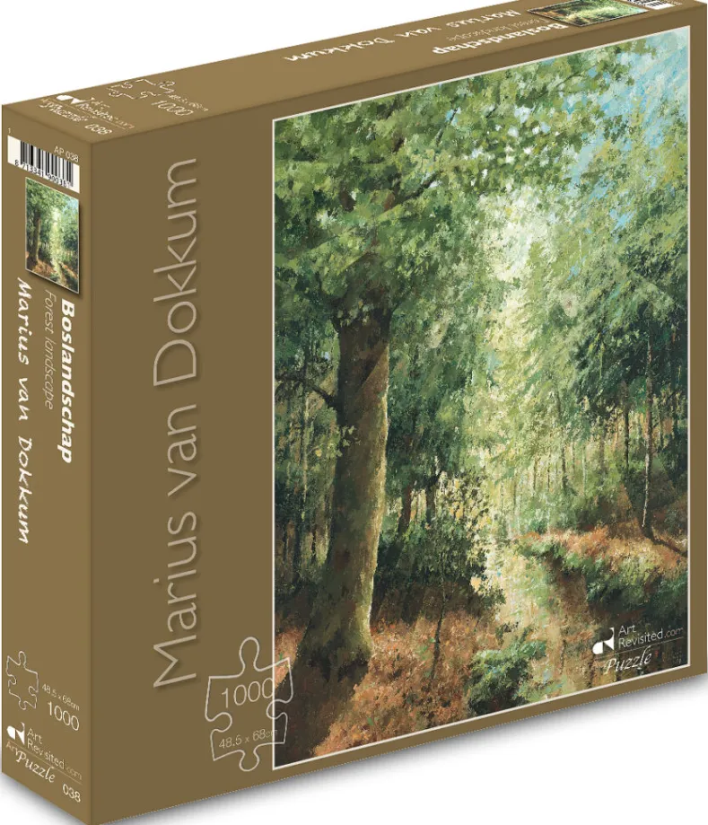 Marius van Dokkum - Boslandschap Puzzel (1000 stukjes)