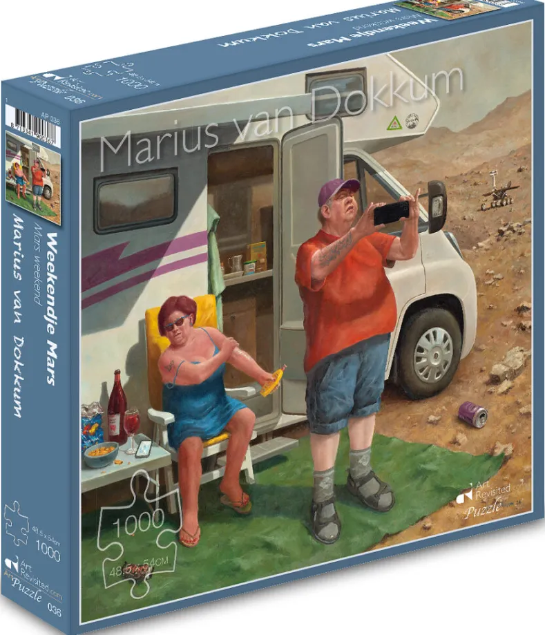 Marius van Dokkum - Weekendje Mars Puzzel (1000 stukjes)