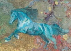 Matthew Cusick - Map Horse Puzzel (2000 stukjes)