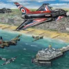 Matthew Emeny - Airshow Over Eastbourne Puzzel (1000 stukjes)