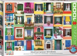 Mediteranean Windows Puzzel (1000 stukjes)