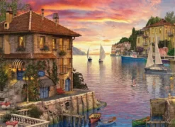 Mediterranean Harbor Puzzel (1000 stukjes)
