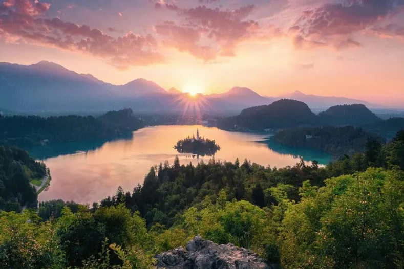 Meer van Bled, Slovenie Puzzel (3000 stukjes)