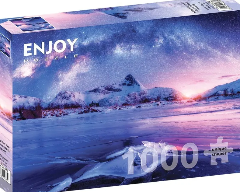 Melkweg over de Lofoten - Norwegen Puzzel (1000 stukjes)