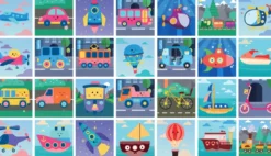 Memo - Vervoersmiddelen (56 tegels)