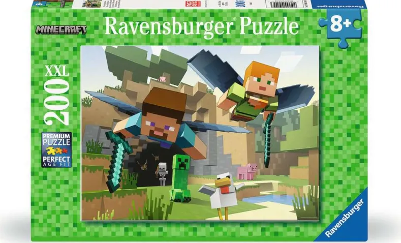 Minecraft Adventures Puzzel (200 XXL stukjes)