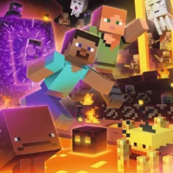 Minecraft Biomes Puzzel (3x49 stukjes)