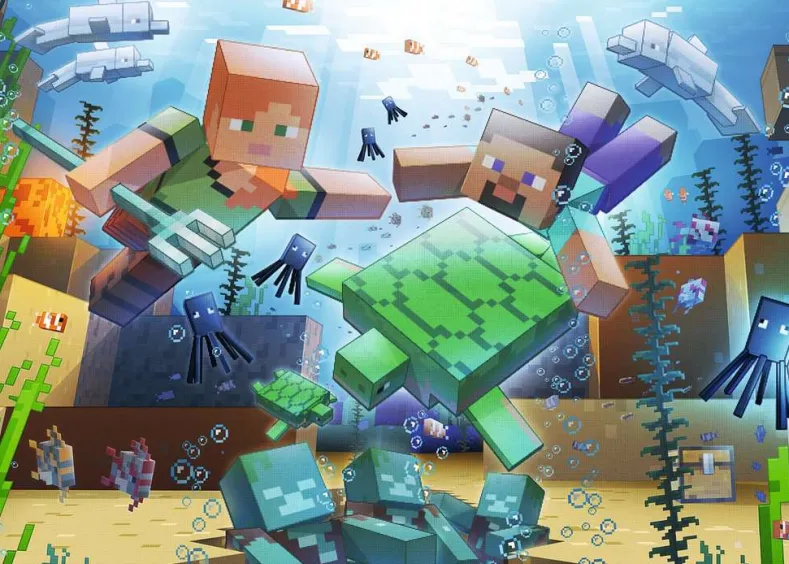 Minecraft Mosaic Puzzel (1000 stukjes)