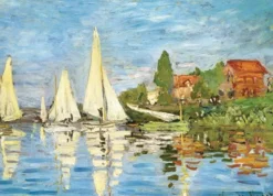 Monet Claude - Regatta's in Argenteuil Puzzel (1000 stukjes)
